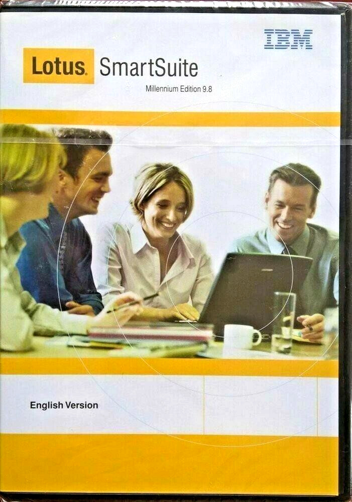 IBM LOTUS SMARTSUITE 9.8 Organizer Approach Word 1-2-3 Windows XP 7 8 10 11