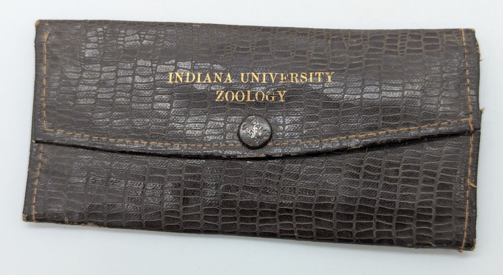 Vtg Indiana University Zoology Dissection Laboratory Tool Set Kit In Pouch