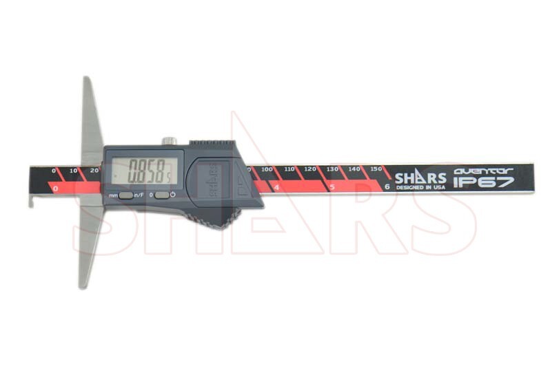 Aventor IP67 6" / 150mm Single Hook Electronic Digital Depth Gage New P]