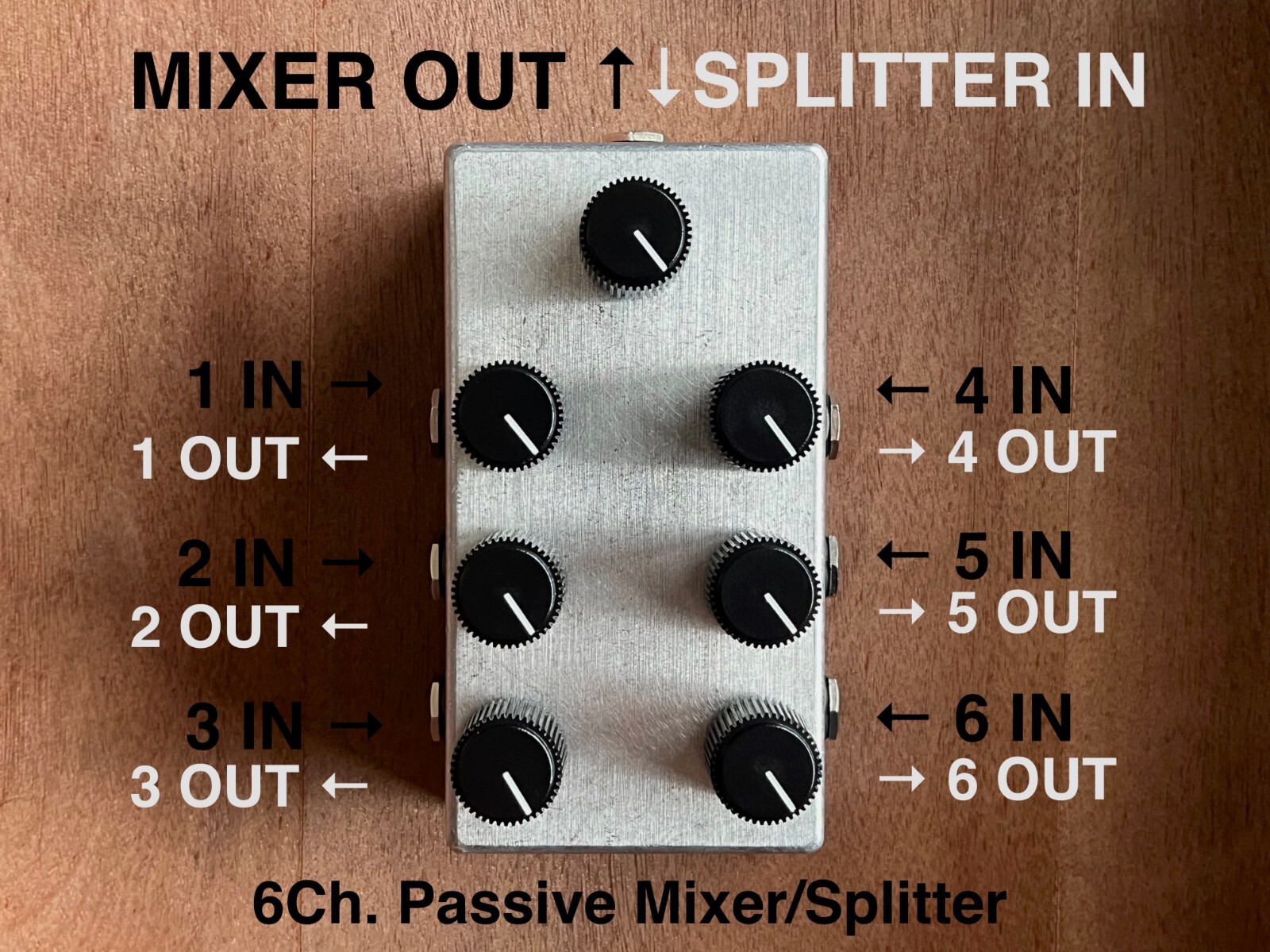 6-Channel Passive Mixer (Handmade, Rucci)