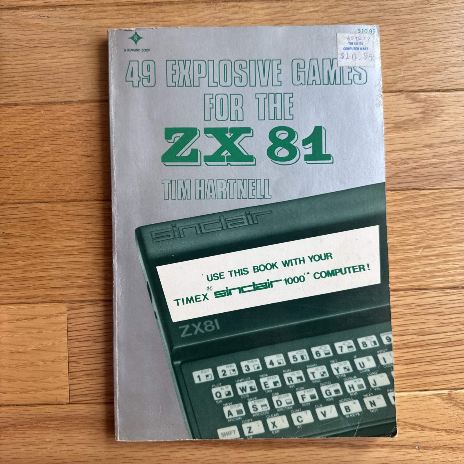 49 Explosive Games for the ZX81 - Manual by Tim Hartnel Book Vintage