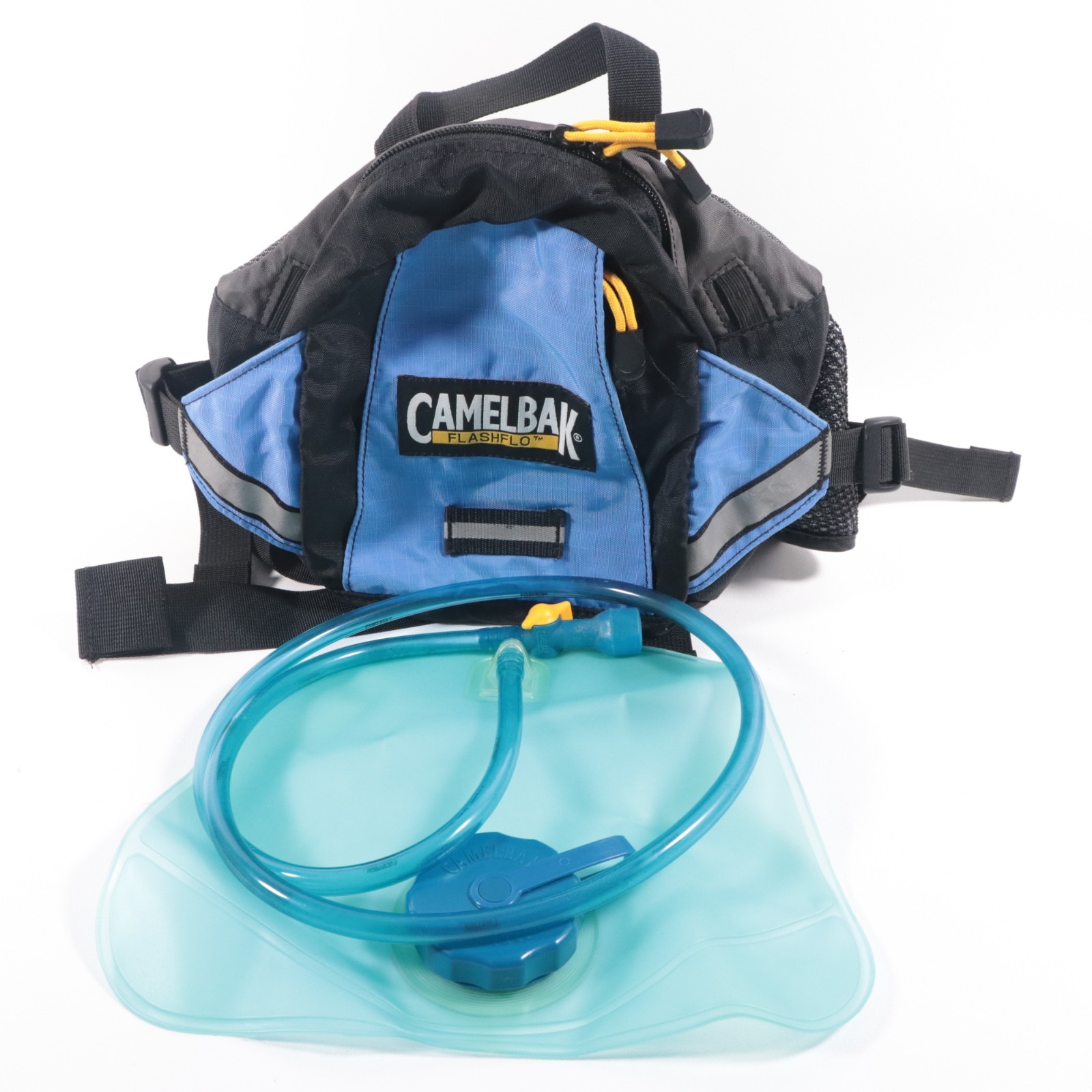 Camelbak Flashflo Hydration Waist Fanny Pack Blue Hiking With Bladder Running