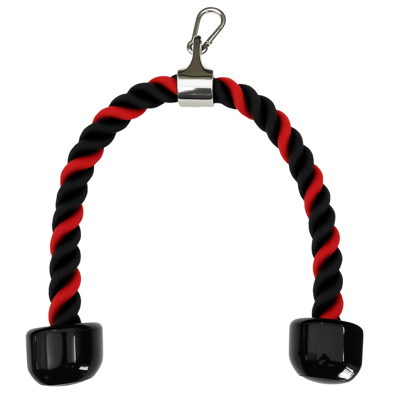 Tricep Rope Cable Attachment for Home Gym - Non-Slip Handles, LAT Pulley System