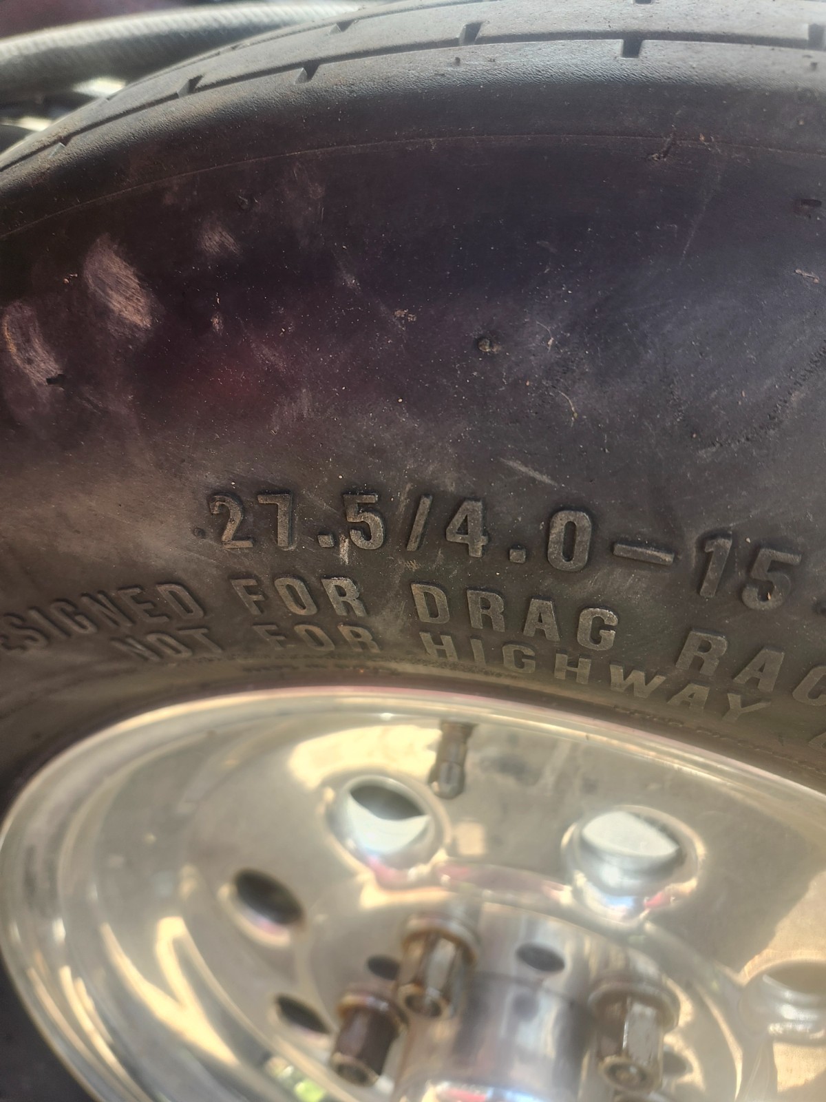 weld draglite wheels with Hoosier tires