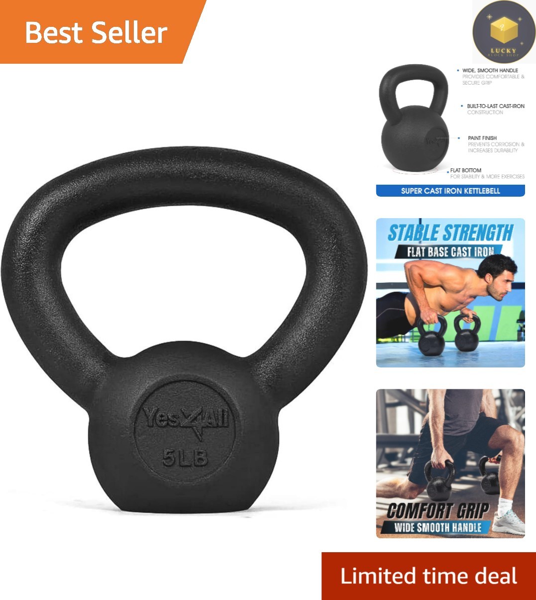 Ergonomic 5-80 Lbs Kettlebell Set - Essential Tool for Fitness Enthusiasts