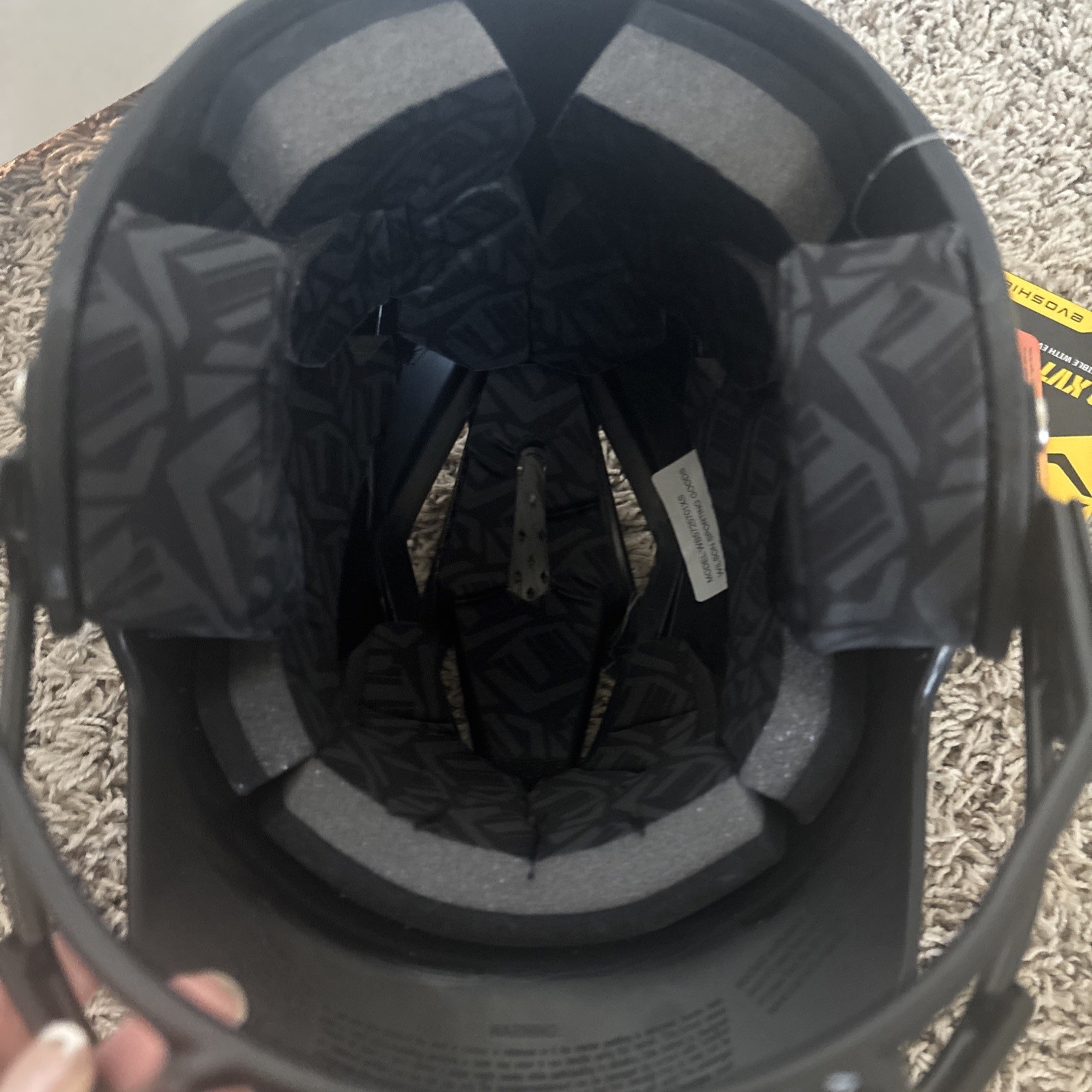 Evoshield XVT 2.0 Matte Black Batting Helmet X-Small