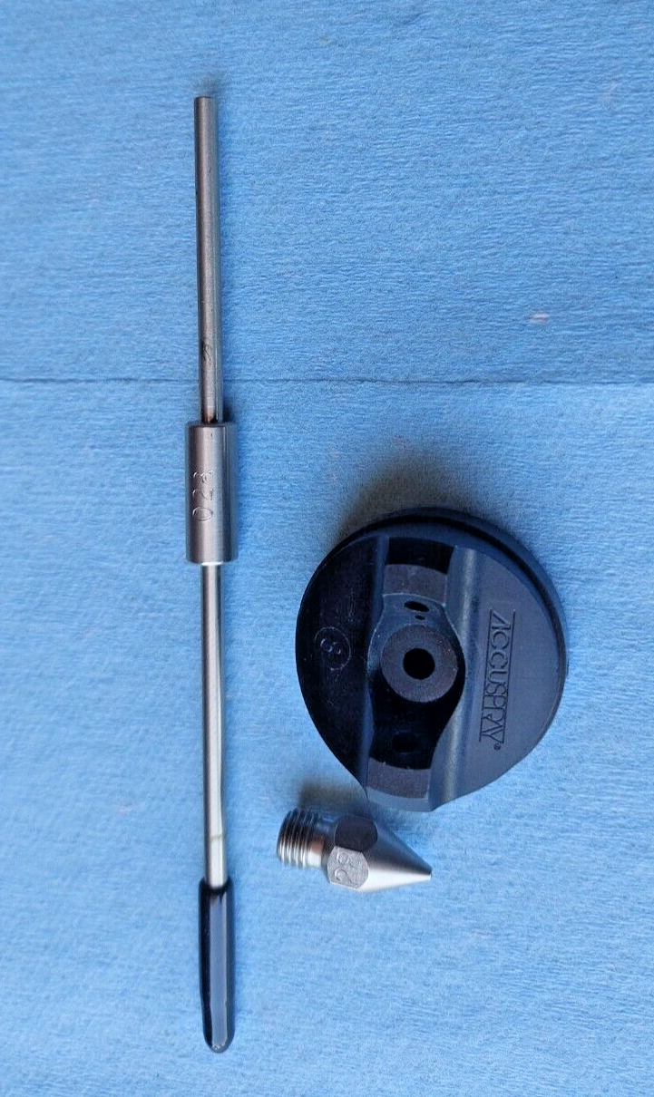 Accuspray Fluid Needle, Nozzle Tip and Air Cap
