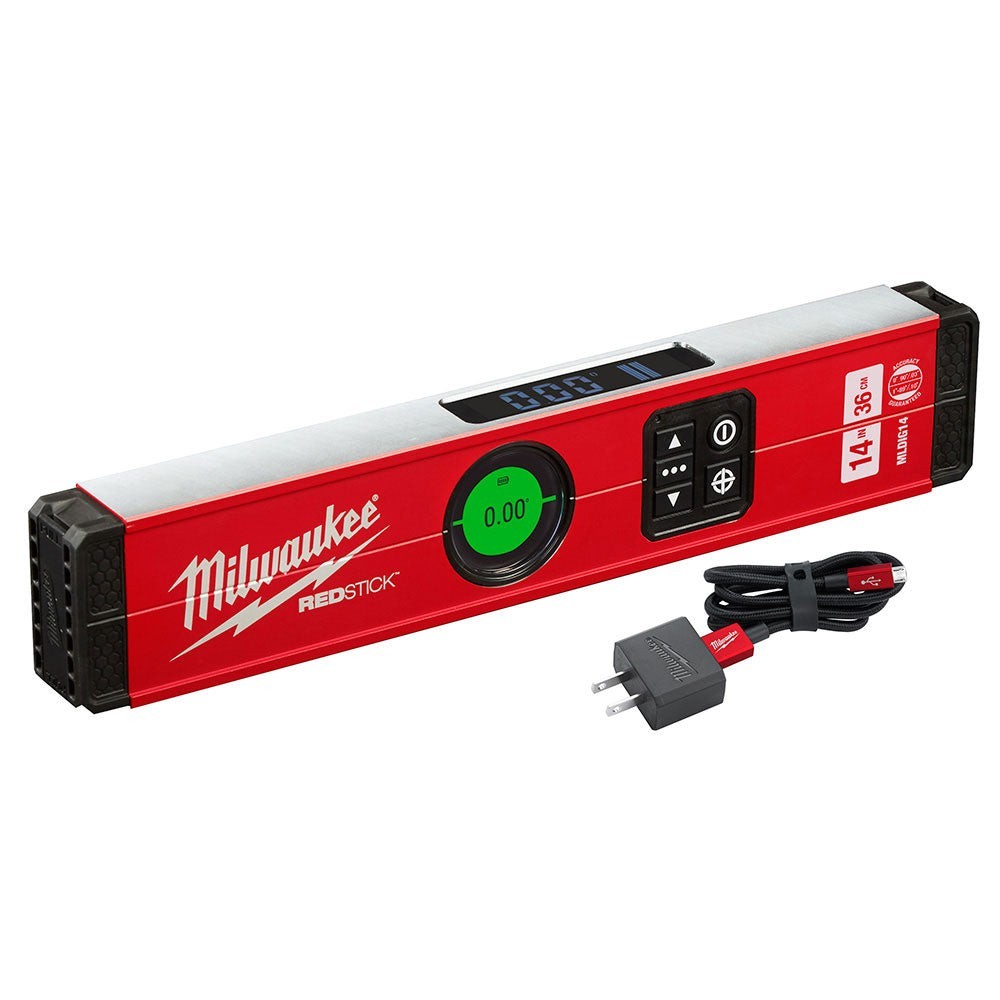 Milwaukee MLDIG14 14" REDSTICK Digital Level w/PIN-POINT Technology Measurement