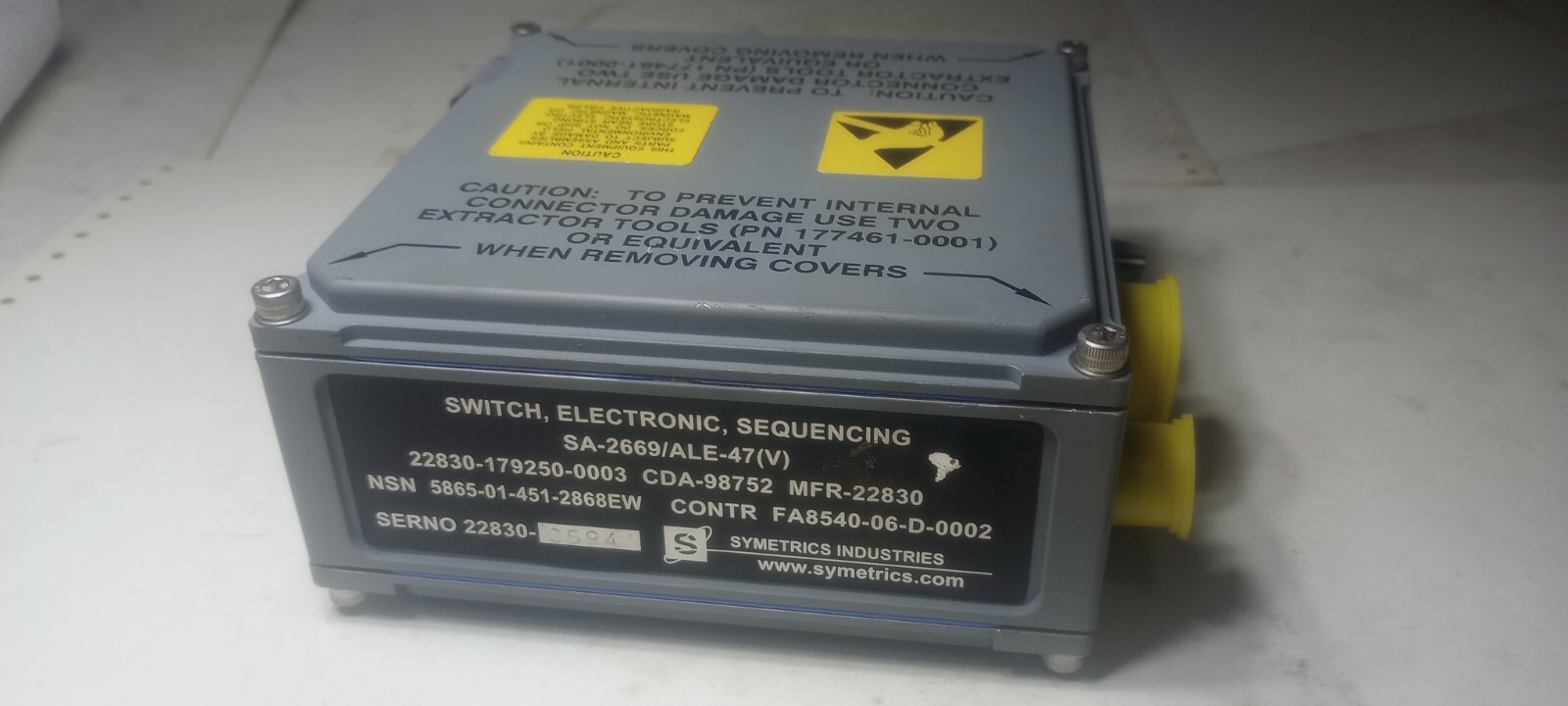 Symetrics SA-2669/ALE-47(V) Countermeasures Electronic Sequencing Switch
