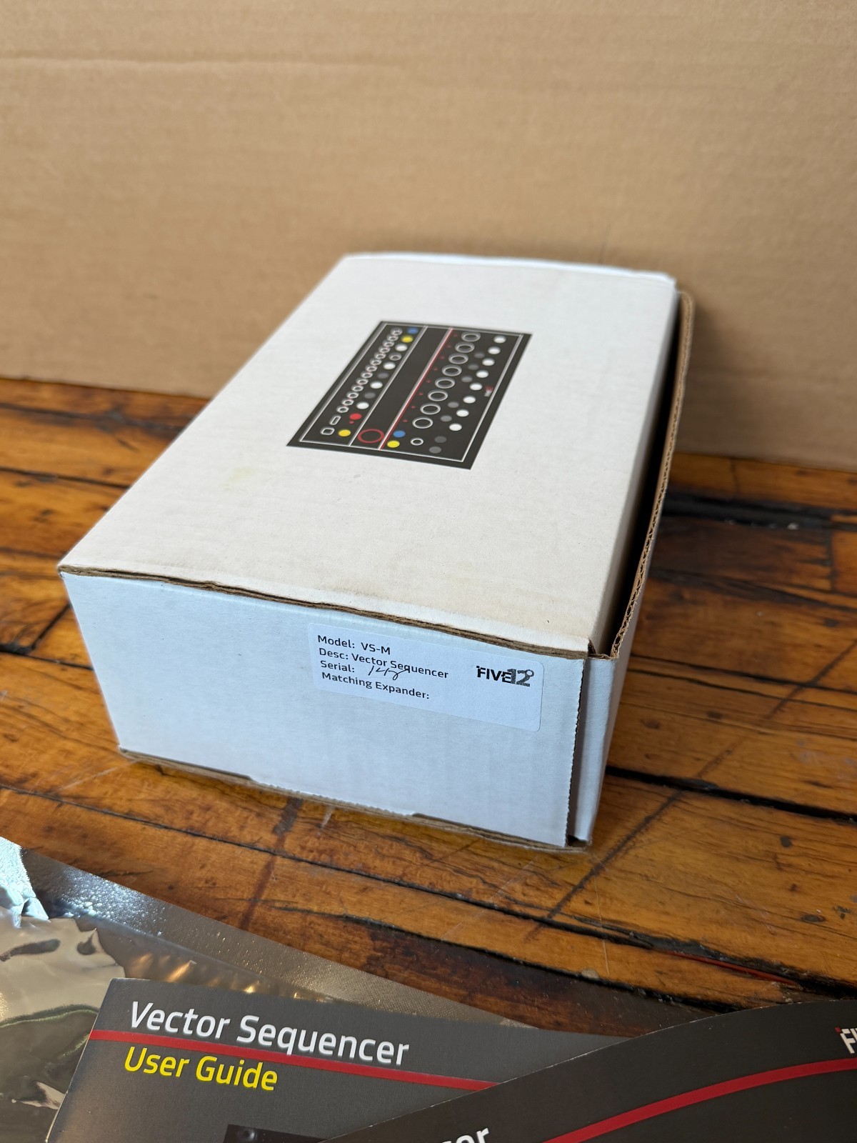 Five12 Vector Sequencer and Jack Expander Mk1 Silver Eurorack Module