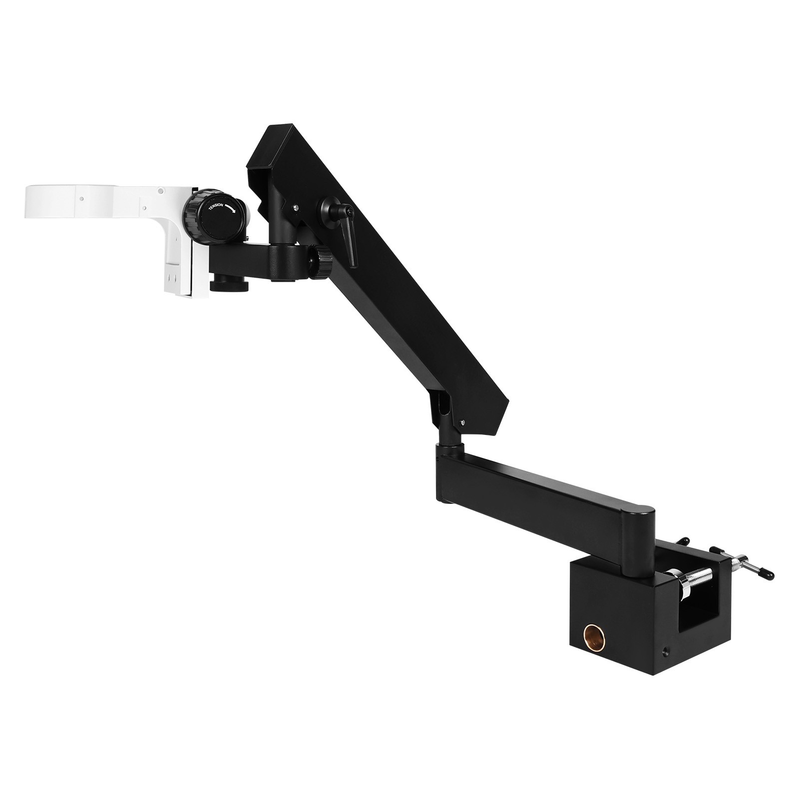 Foldable Bracket with Table Clip Swing Arm Stand for Binocular Stereo Microscope