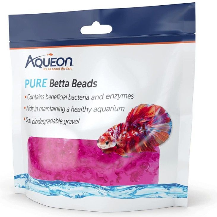 Fish, Aqueon Pure Betta Beads Pink (1 count)