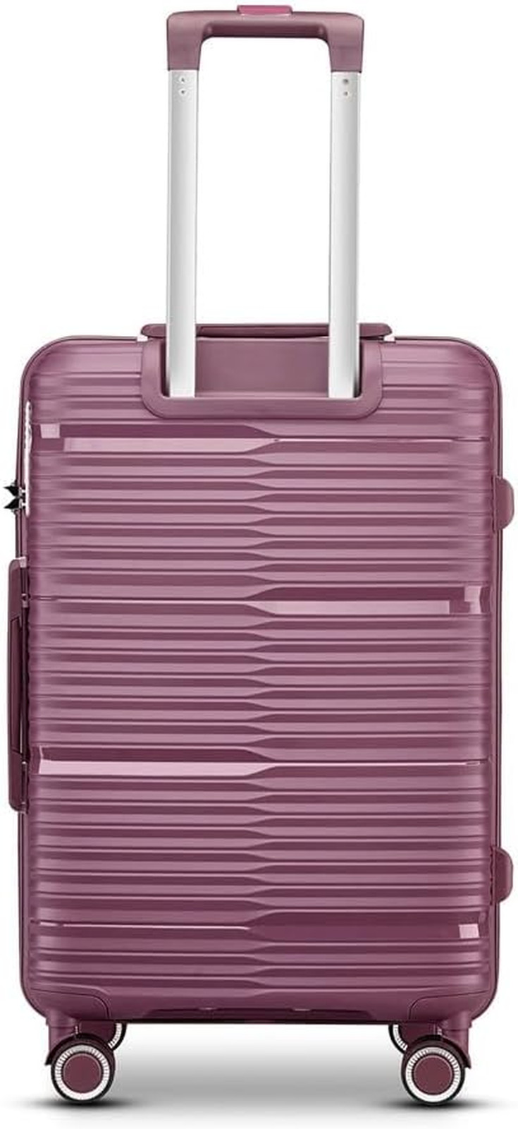 Hardshell Lightweight Durable Travel Suitcase, with Quite 360 Spinner Wheels, Ex