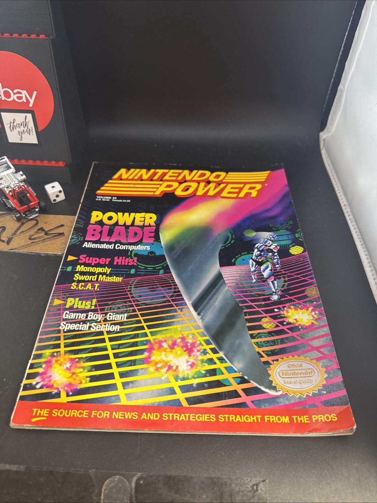 Nintendo Power Vol 23 April 1991, Power Blade CLEAN NO POSTER