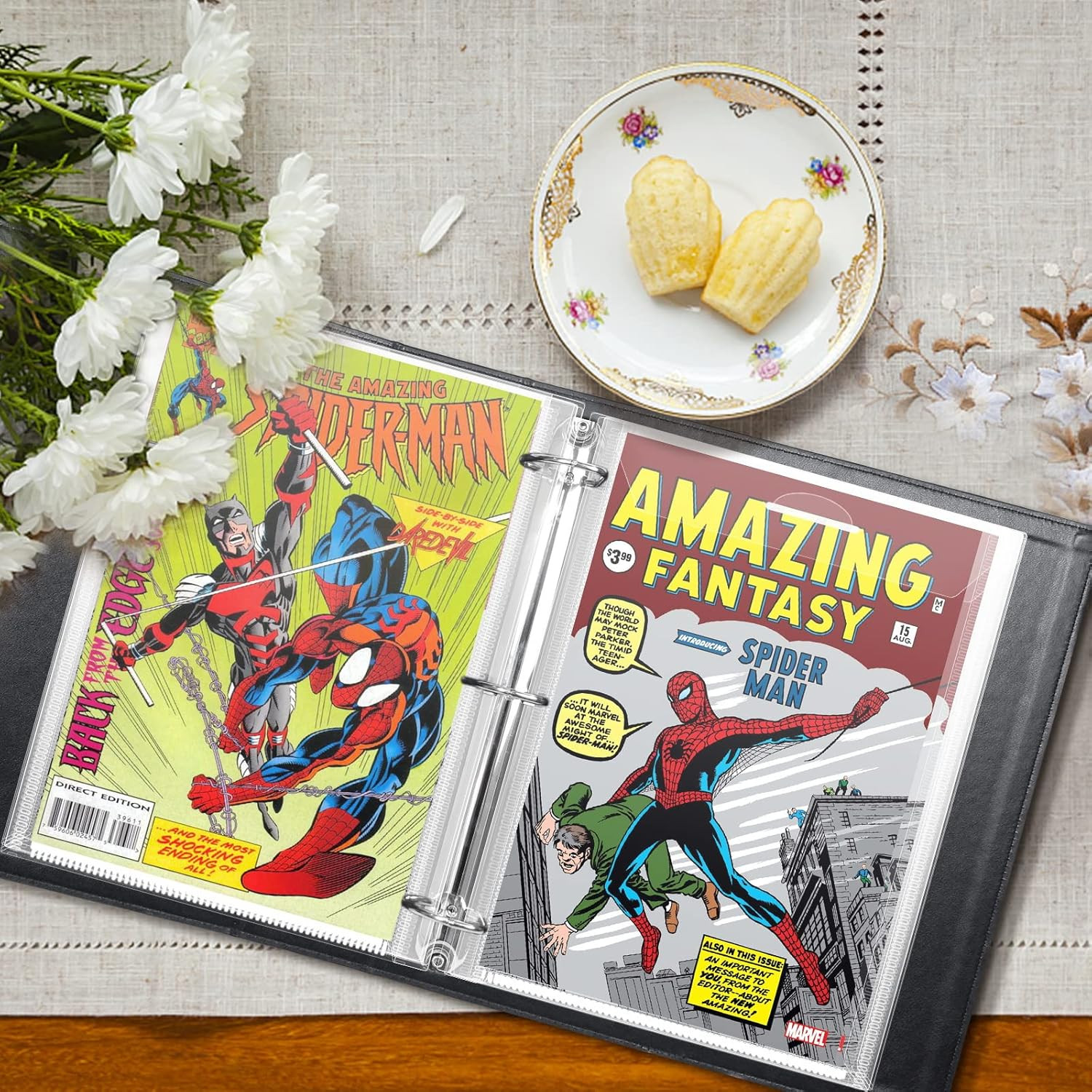 Comic Book Storage Album, Comic Book Binder - for Current, Silver Age, Regular C