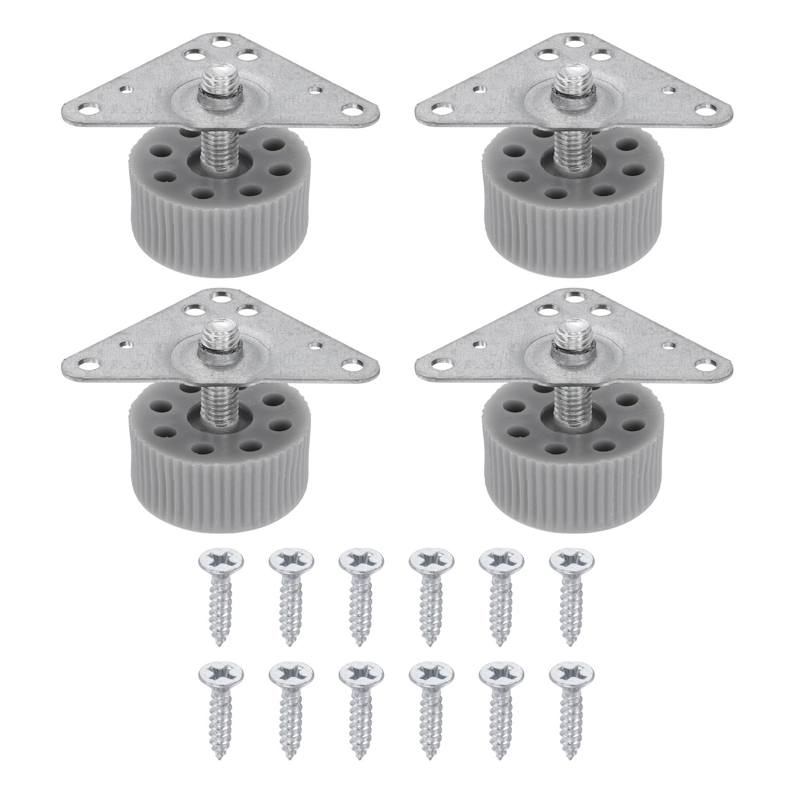 4Pcs Furniture Leveling Feet, Adjustable Metal Feet Levelers (40 x 22 x 37mm)