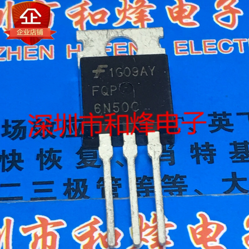 10pcs FQP6N50C TO-220
