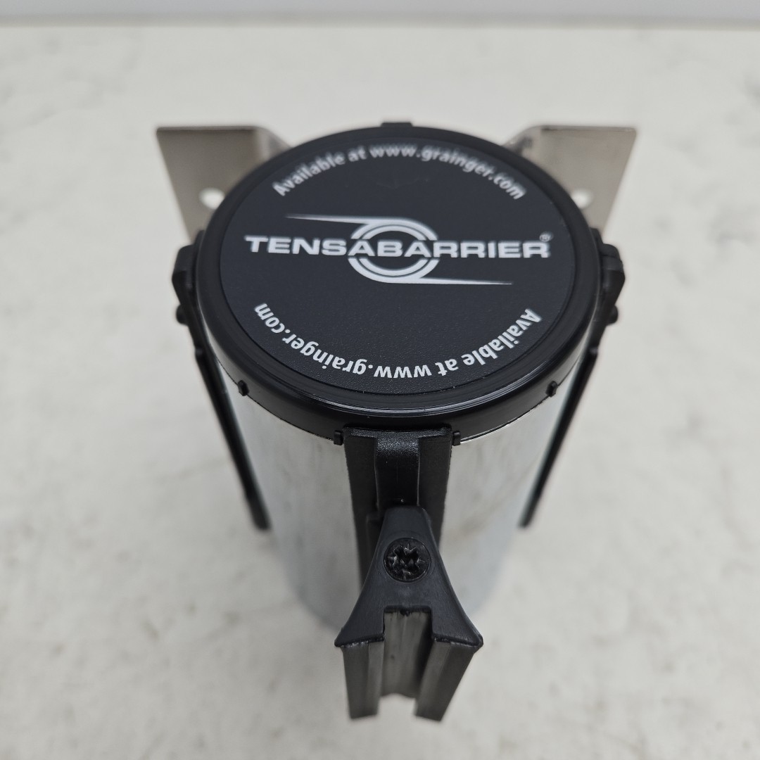 Tensabarrier Retractable Belt Barrier Caution Do Not Enter 7-1/2ft Plshd Chrome