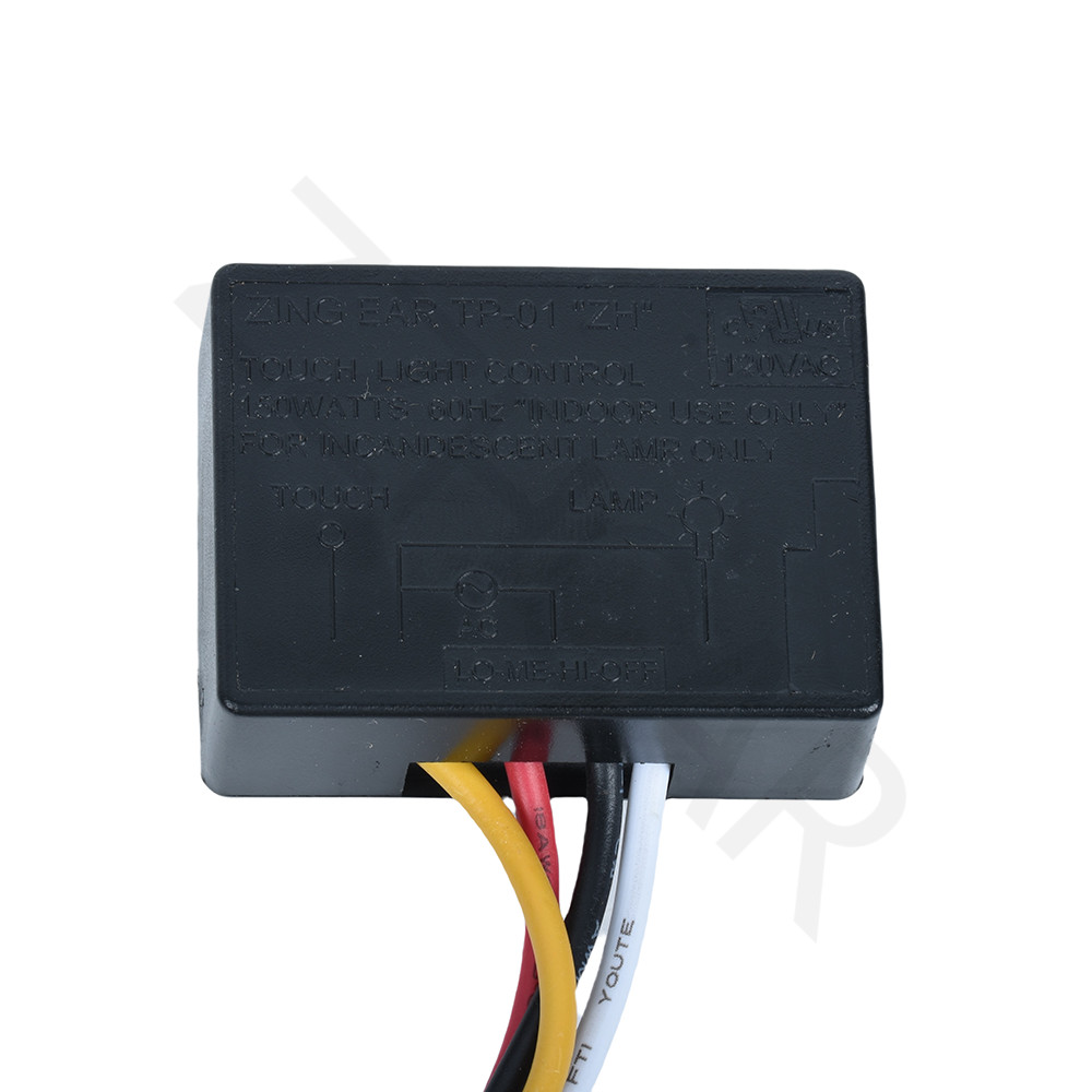 For Zing Ear TP-01ZH 3Way Touch Lamp Light Dimmer Switch Control ModuleLo/Med/Hi