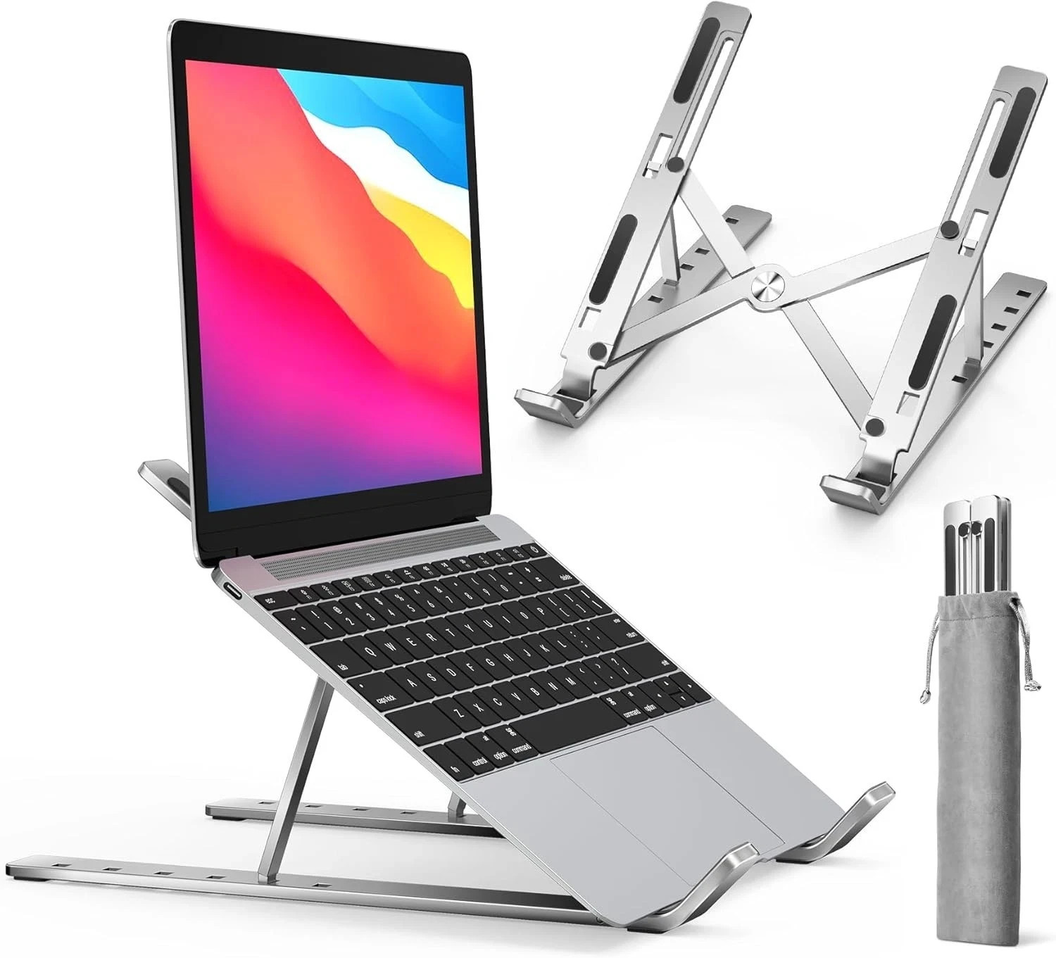 "Soporte De Aluminio Para Laptop DJ Ordenador Escritorio PC Computadora Portatil