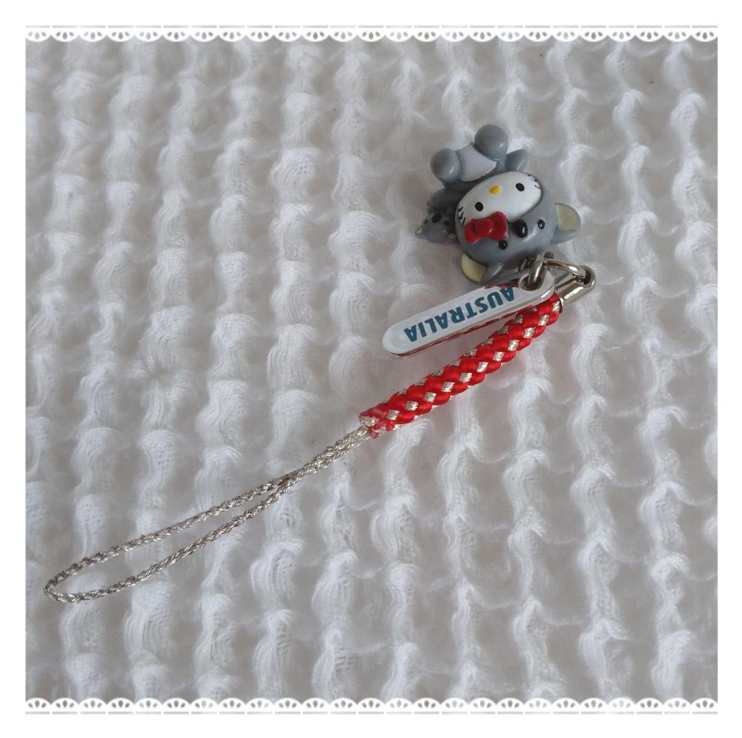 Hello Kitty Netsuke Strap Australia Koala Used