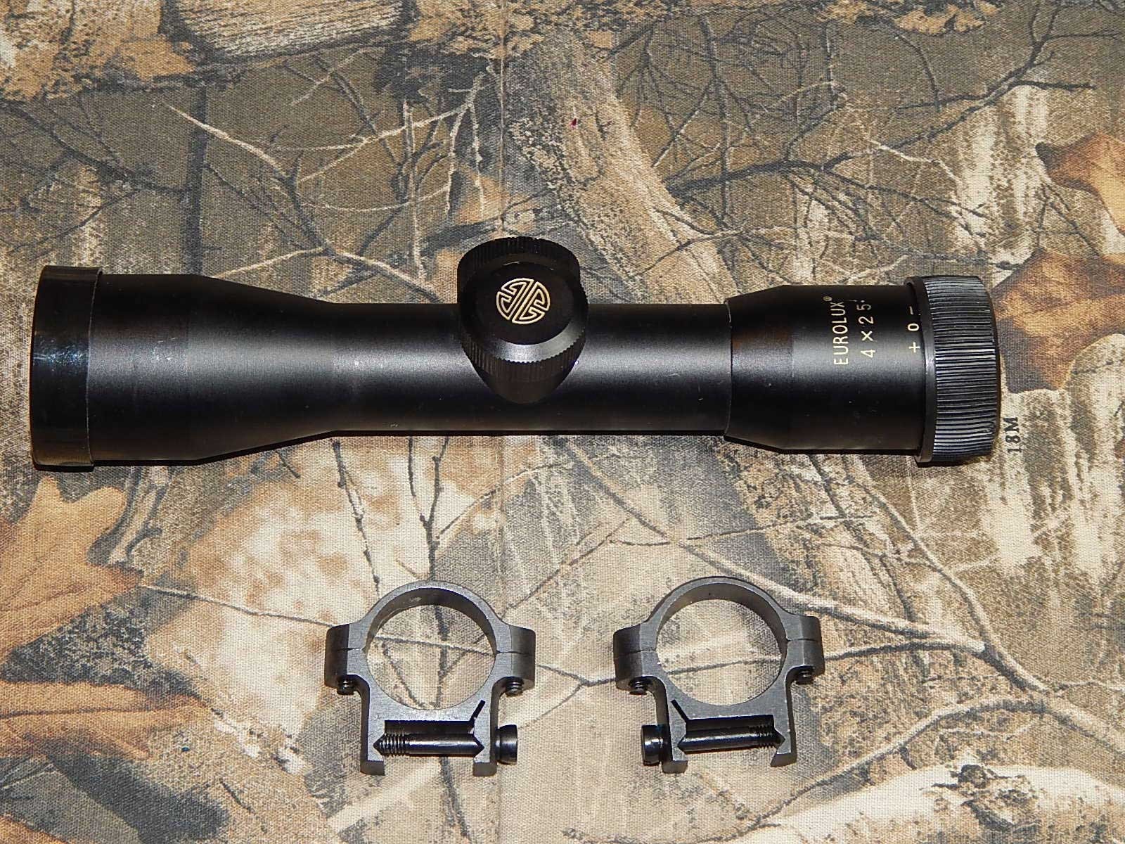 Eurolux 4x25 Fixed Power Rifle Scope for  SKS