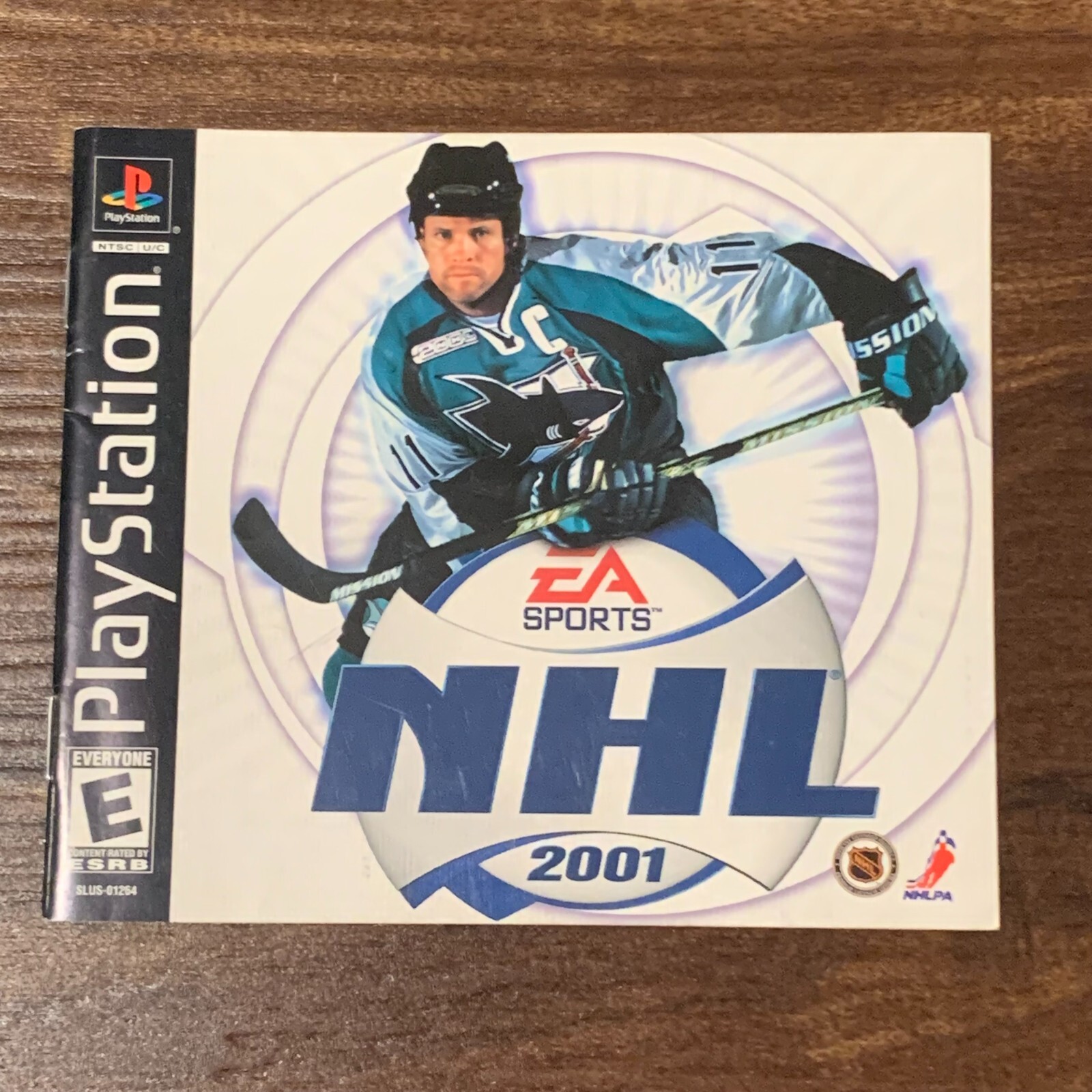 NHL 2001 Hockey FRENCH Version PS1 Playstation 1 Manual Only