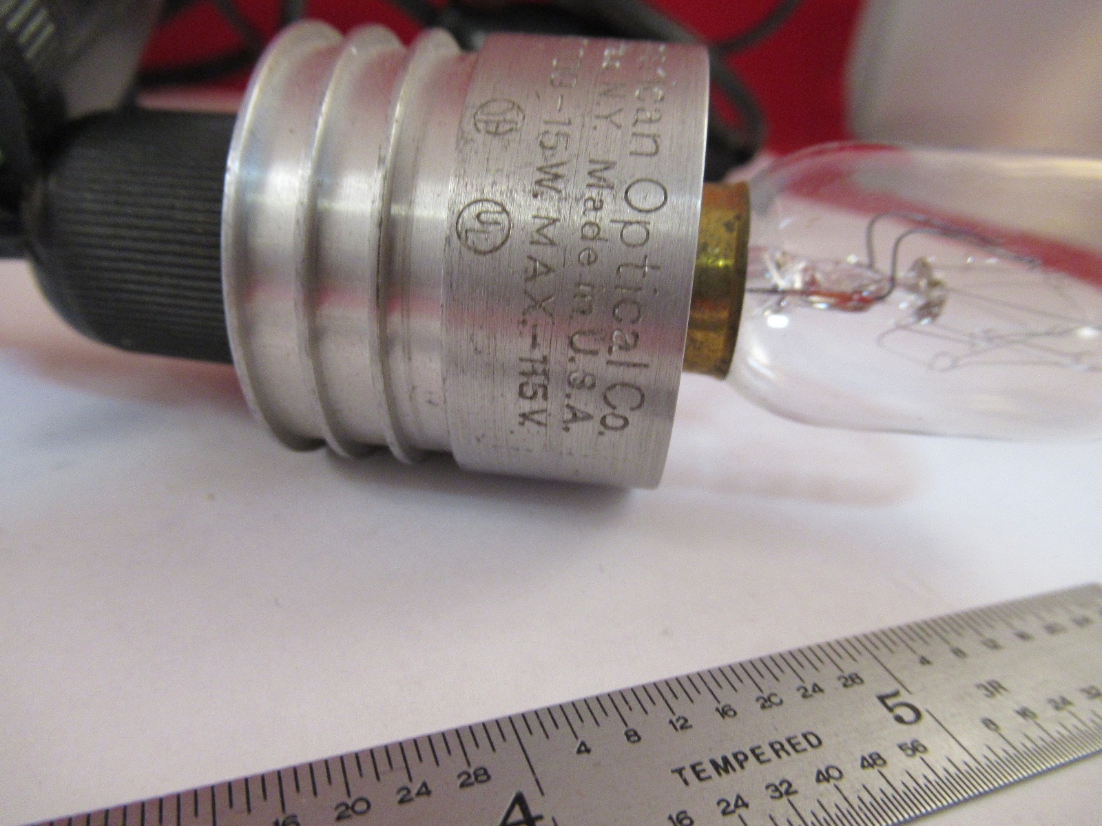 AO AMERICAN CAT 700 ILLUMINATOR LAMP MICROSCOPE PART OPTICS AS IS &A7-E-08
