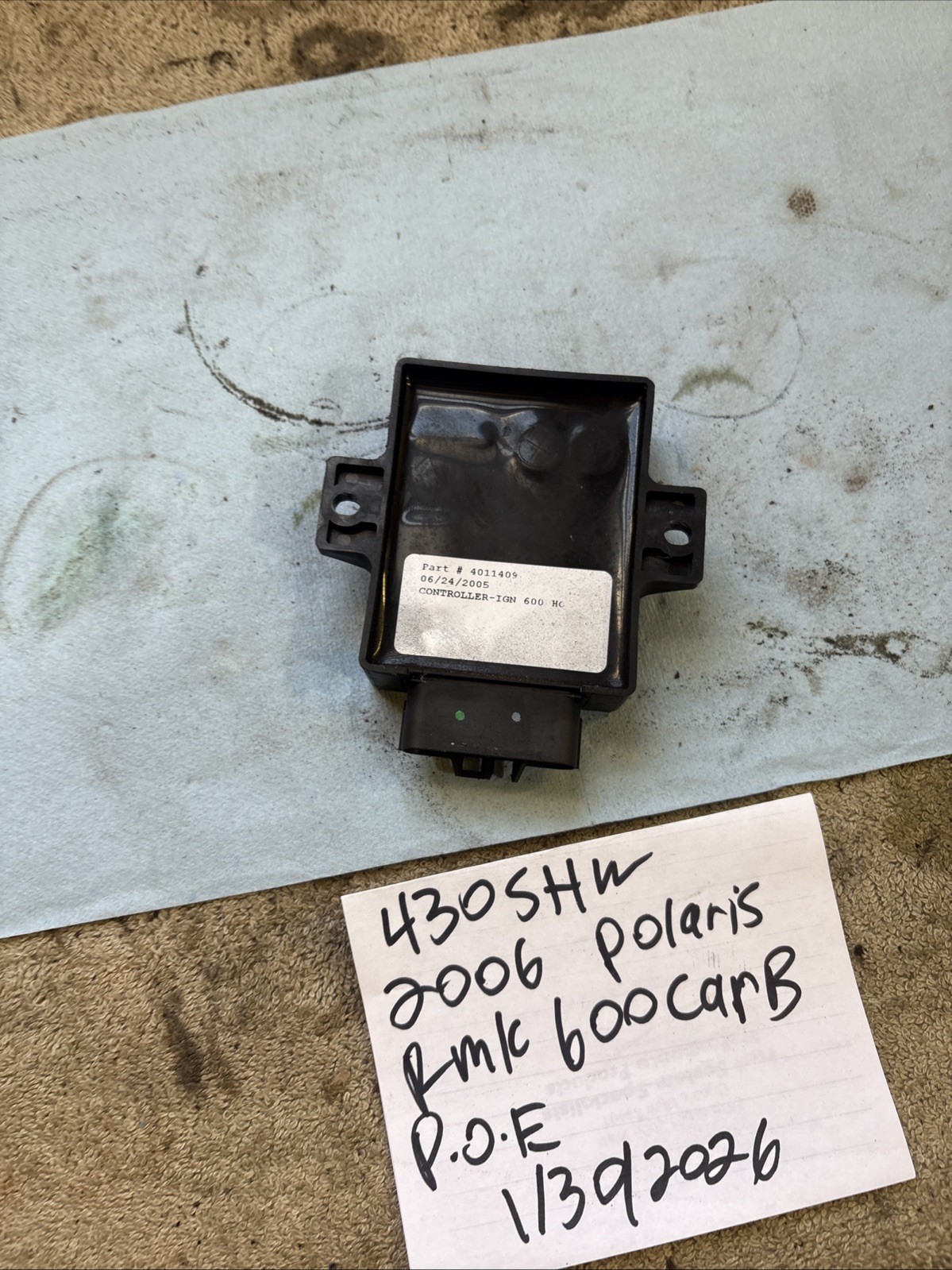 2006 Polaris RMK 600 computer ECU brain’s 430