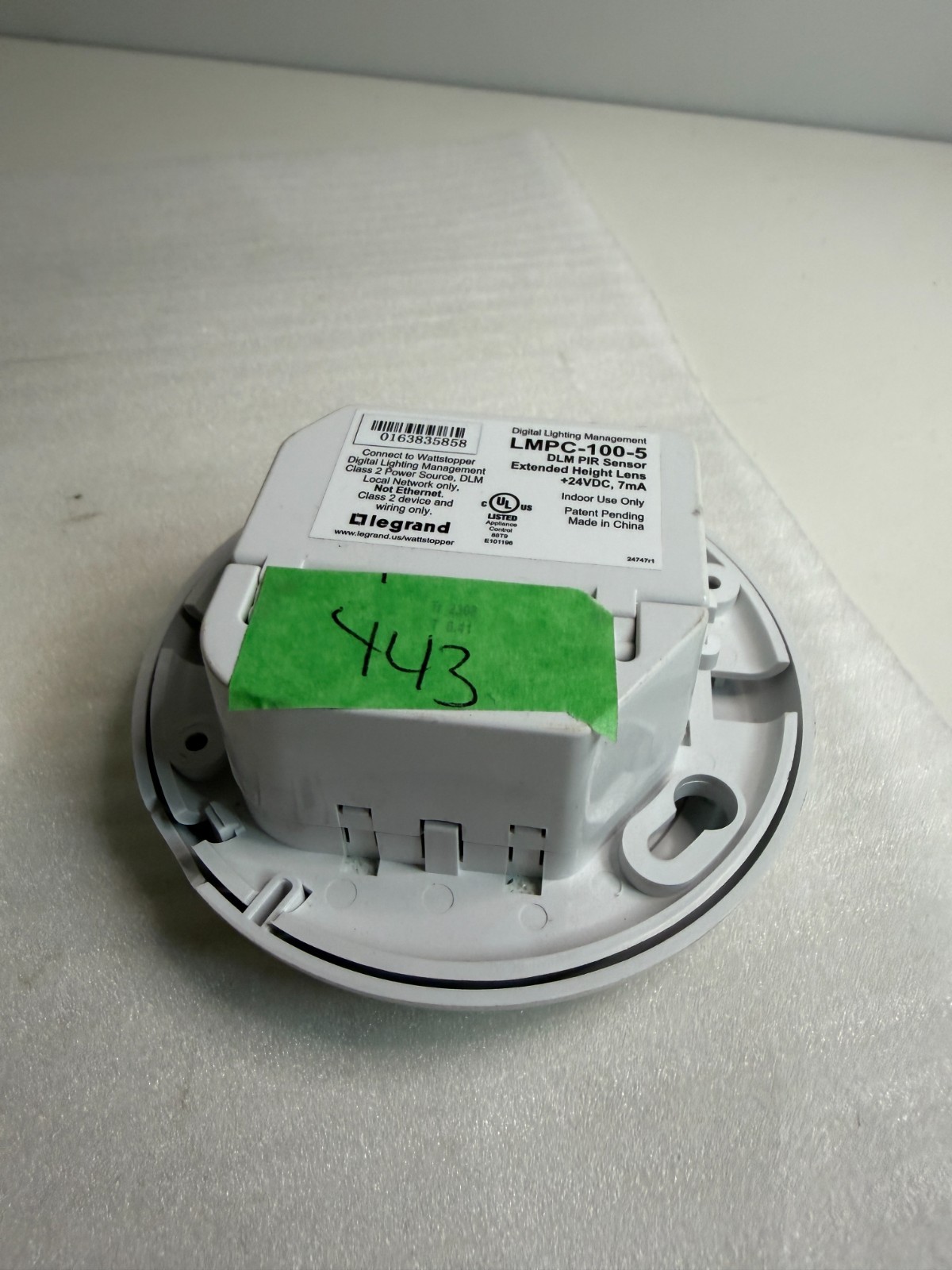 Wattstopper LMPC-100-5 Digital PIR Occupancy Sensor