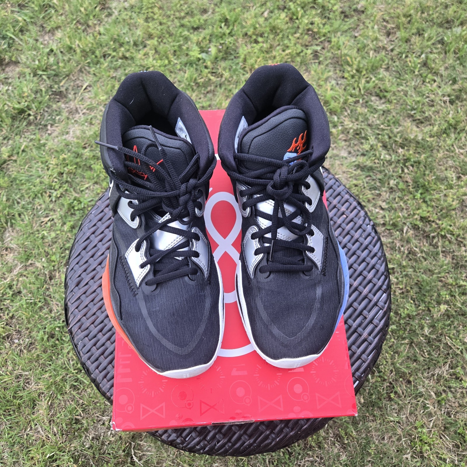 Nike Kyrie 8 Infinity EP Fire Ice DC9134-001 (Size 9.5)