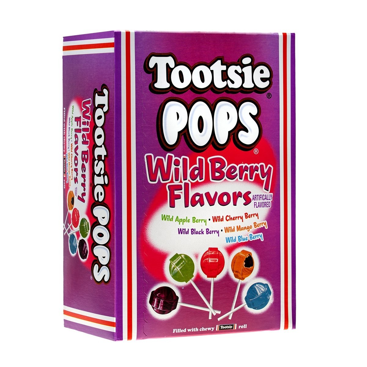 Tootsie Roll Tootsie Pops Assorted Chocolatey Center 3.75 Pound 100 Count