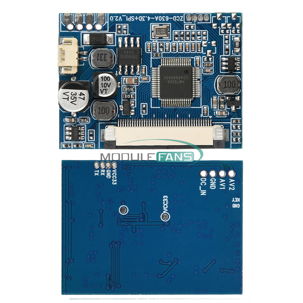 4.3/5" LCD Monitor Driver Board Module Car Audio Video Display Motherboard