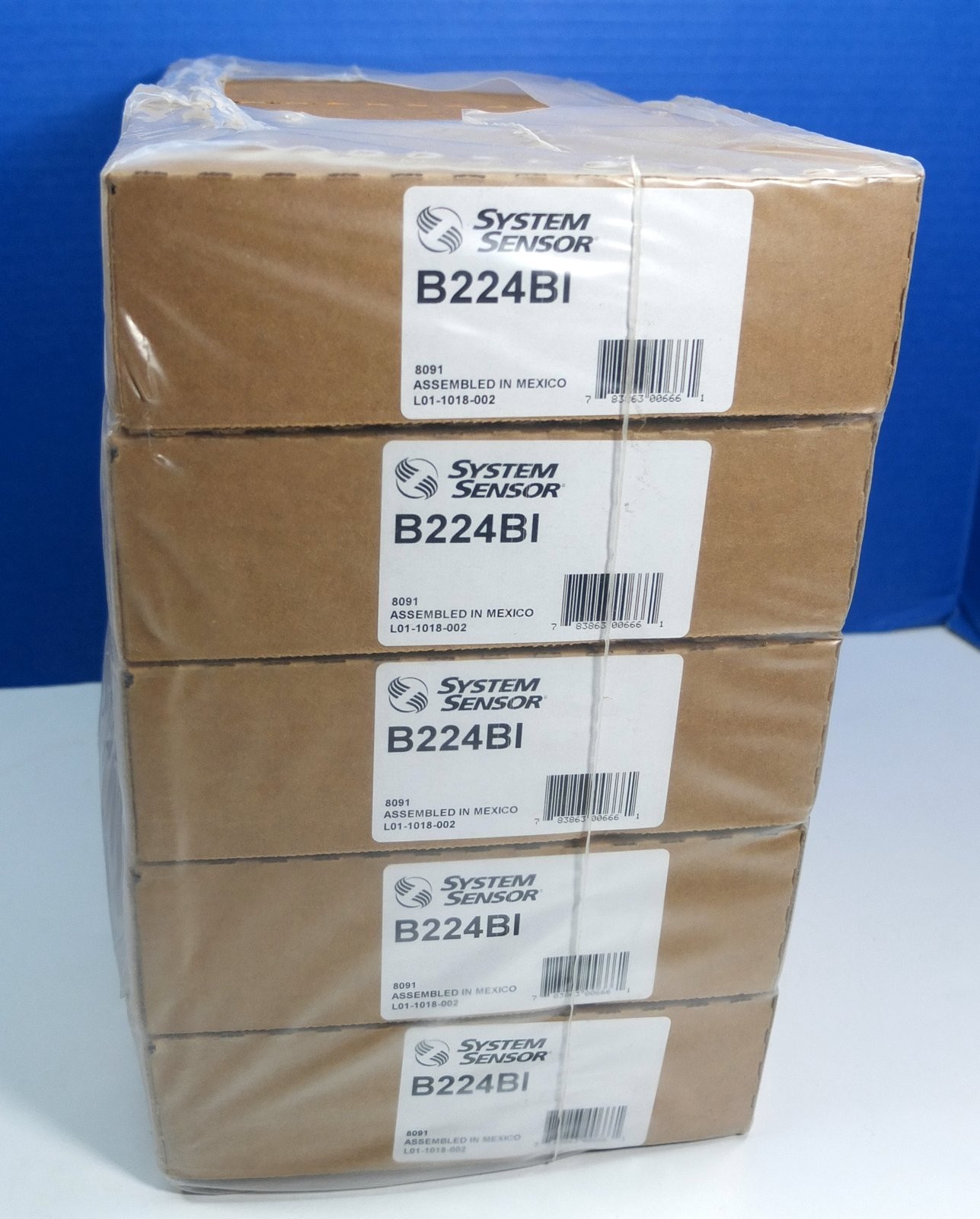 System Sensor B224BI Plug-in Isolator Detector Base Lot of 10 (New In Box)