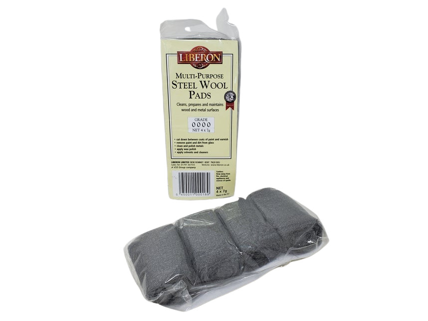 Liberon - Steel Wool Pads: Multipurpose Grade 0000