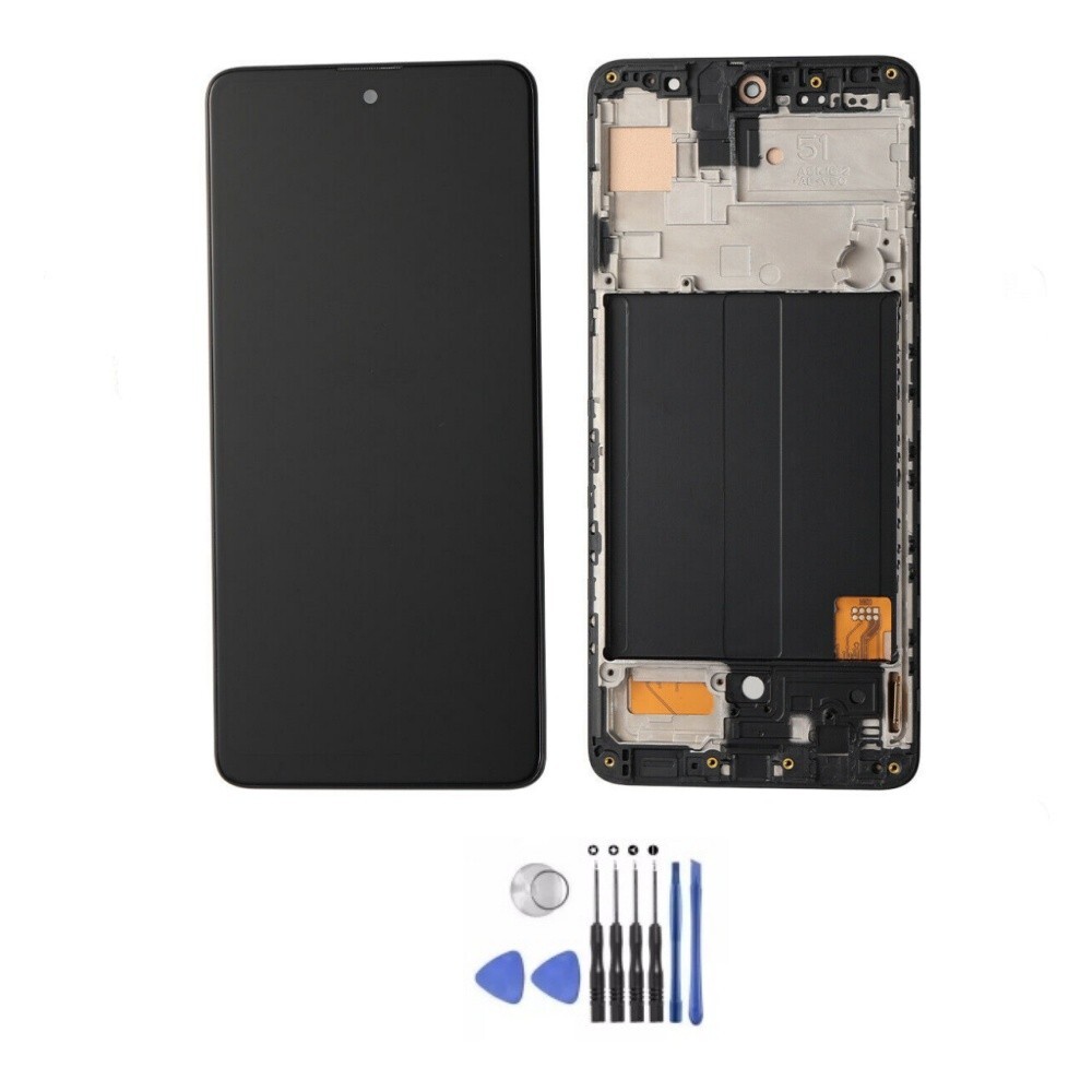 For Samsung A51 A51 4G A515 SM-A515U  LCD Touch Screen Digitizer Frame Assembly