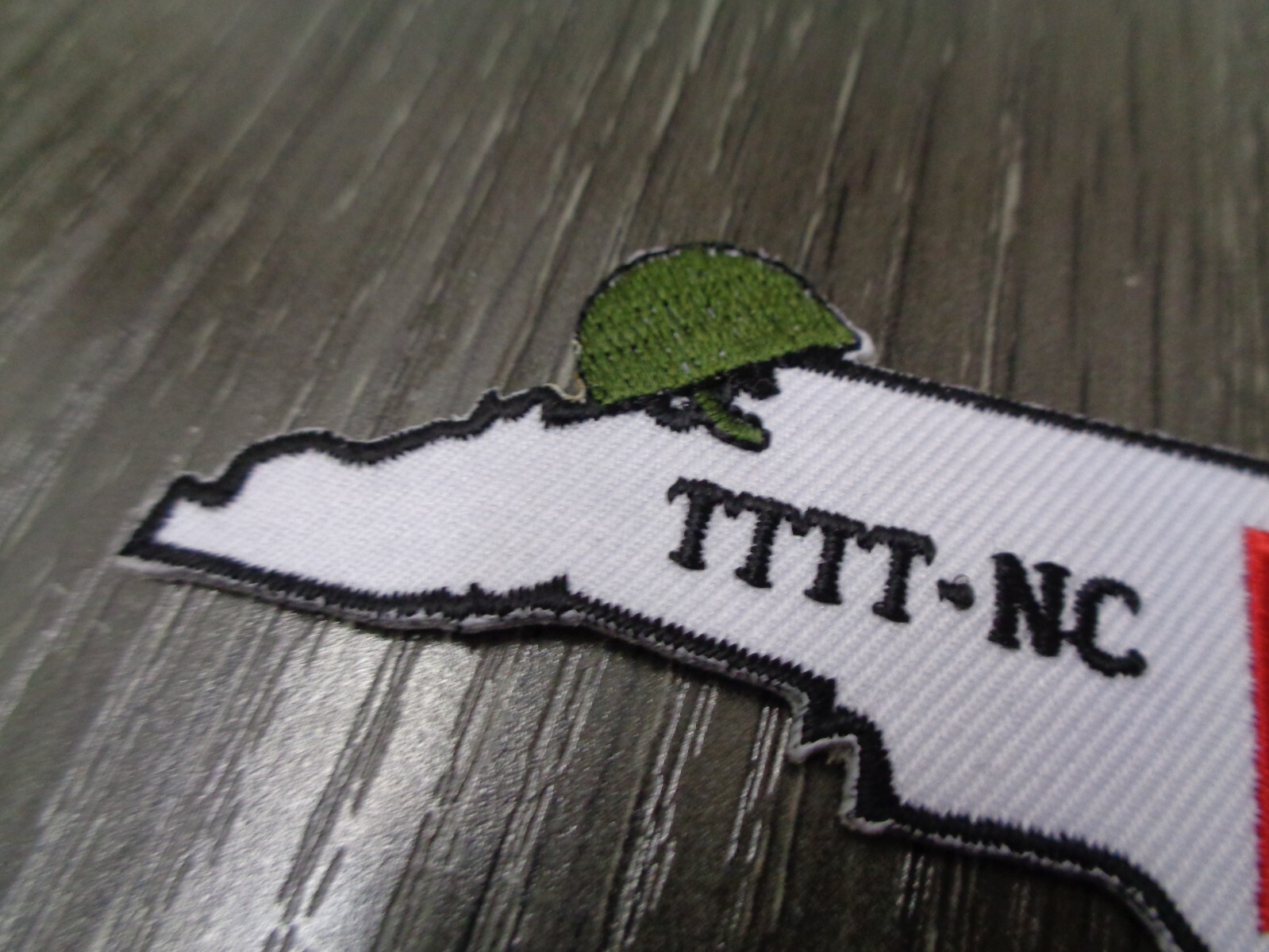 HONOR THE FALLEN NORTH CAROLINA PATCH LARGE COLOR