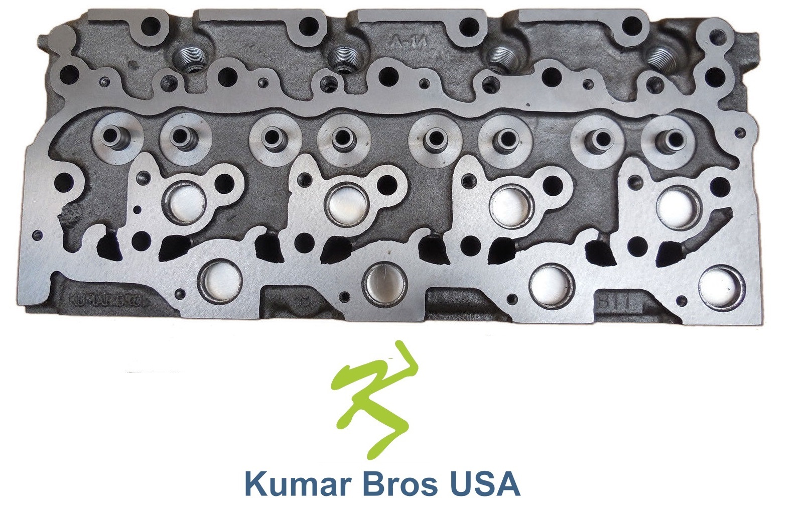 New Kumar Bros USA Cylinder Head FITS Bobcat S185 "Kubota V2003"