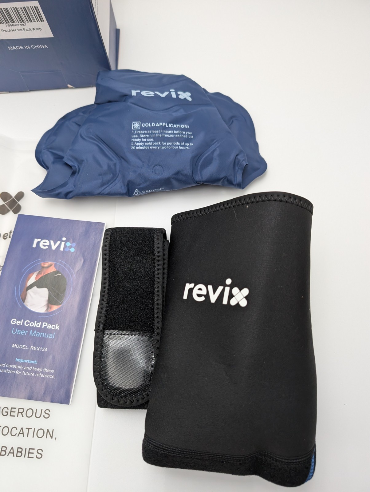 REVIX Gel Cold Pack for Shoulder Open Box Unused