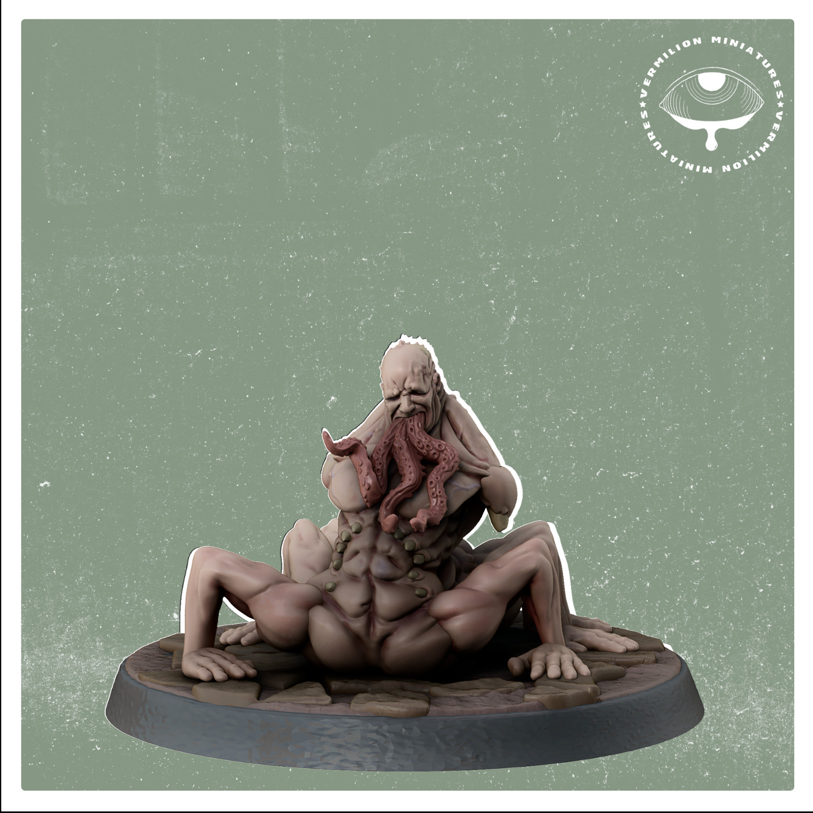 Centaur A | Vermillion | Post Apocalypse RPG D&D Wargaming 3D Printed Mini