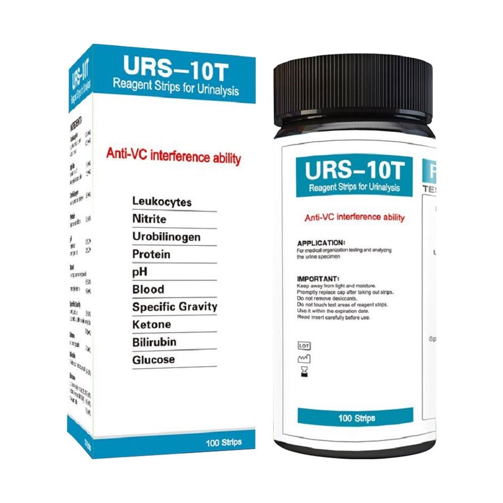 10 in1 Urine Test Strip 10 Parameters Testing pH Protein Kidney & Liver Function