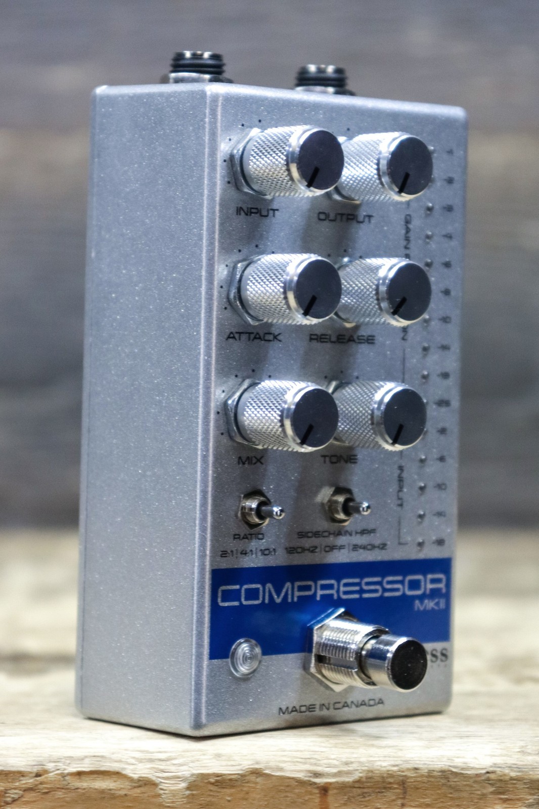 Empress Effects Compressor MkII Analog Compressor Silver Sparkle Effect Pedal