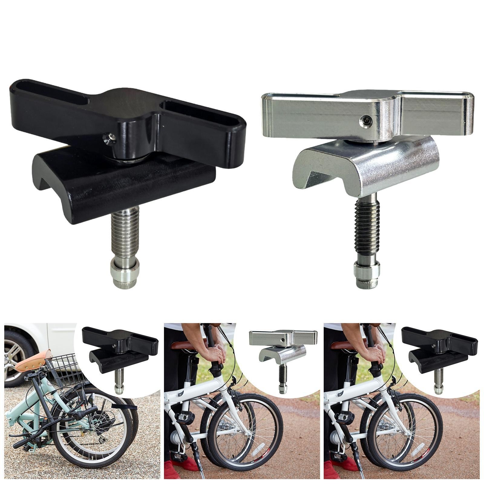 Folding Bike Hinge Clamp Aluminium Alloy Replacement Easy Installation