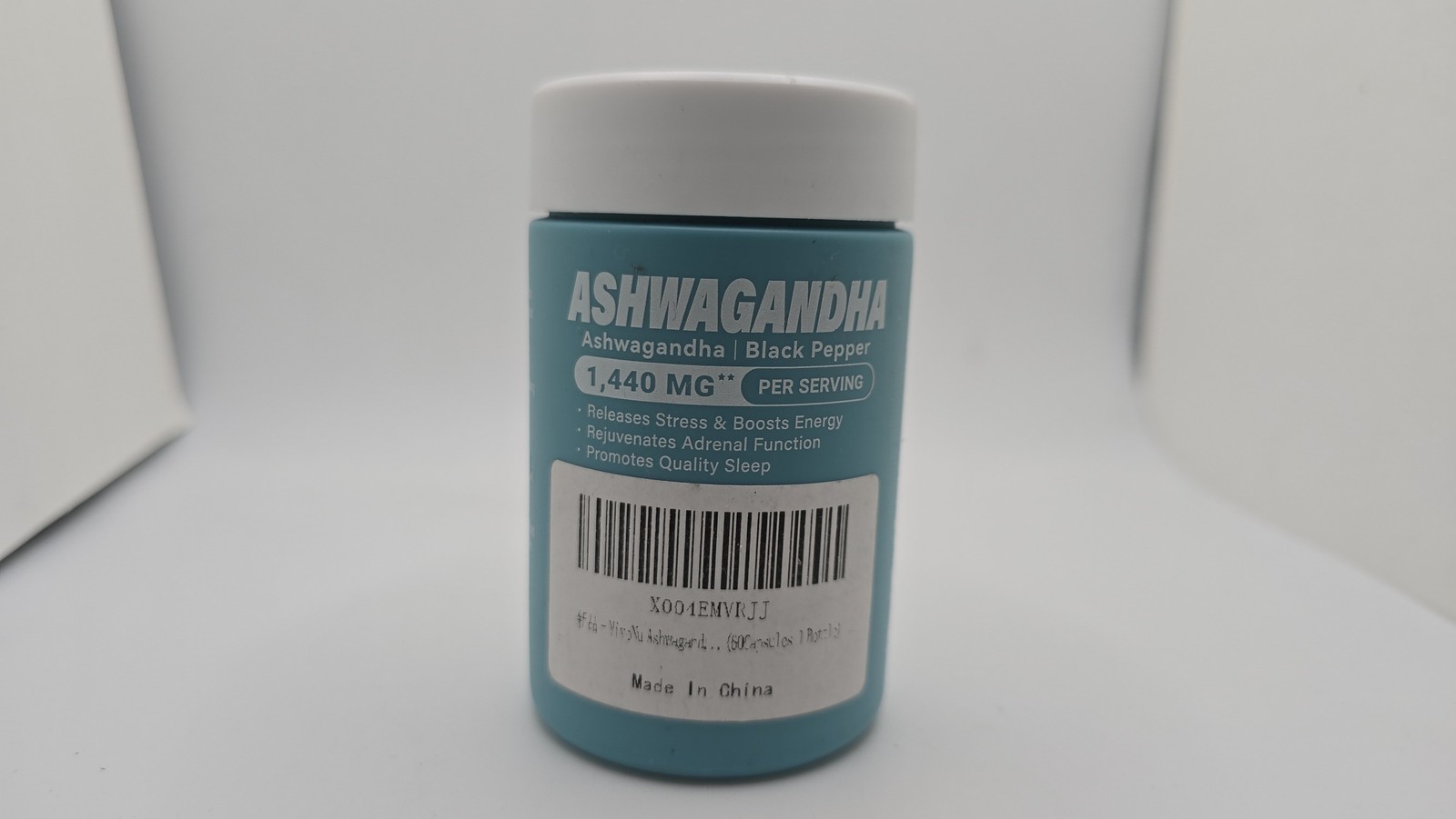 UD Merlin Gene Ashwagandha Black Pepper Stress Relief 1440 mg 60 Ct Exp 09/26