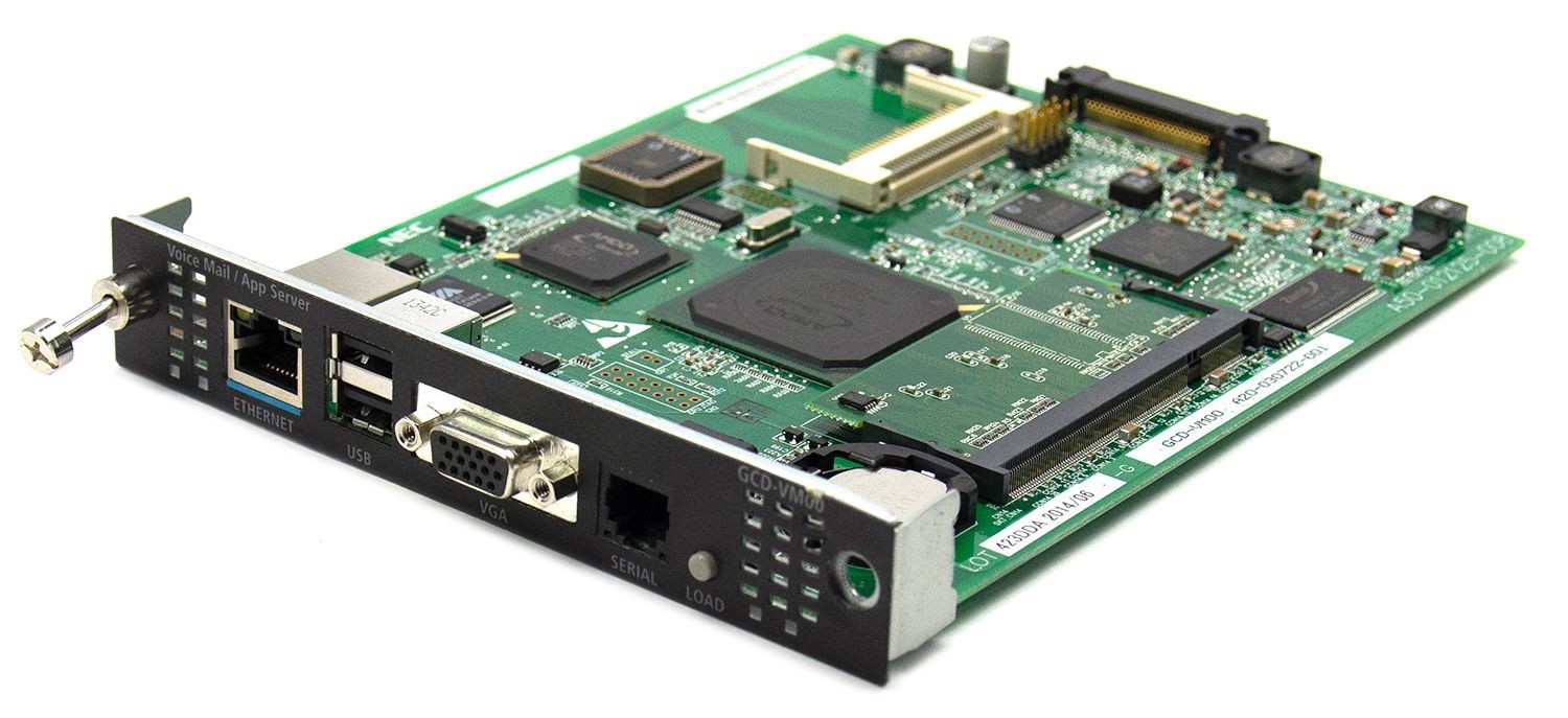 NEC GCD-VM00 Voice Mail / App Server Blade Voicemail Card 640074 SV9100 Warranty
