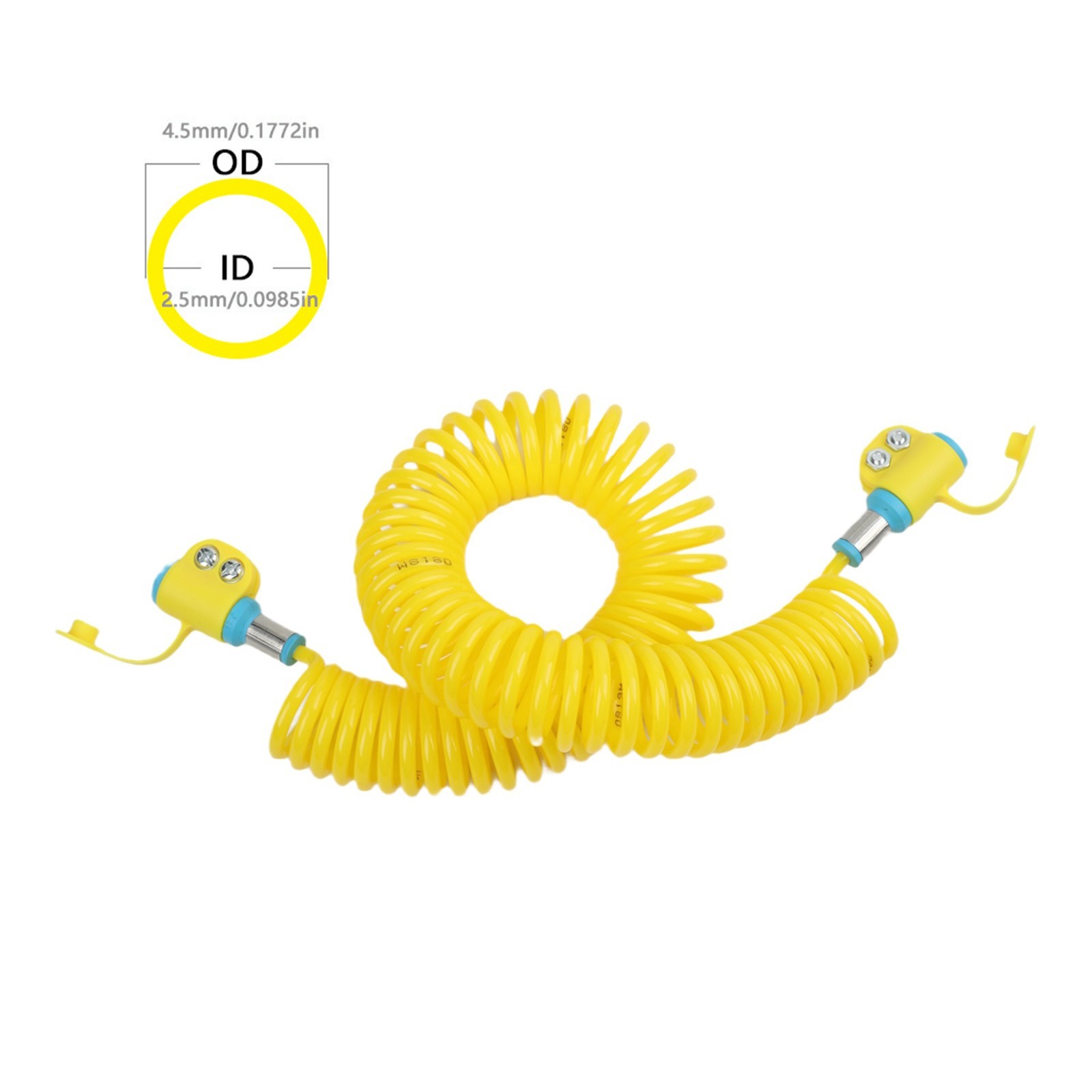 Argon Gas Welding Machine Connecting Pipe with Retractable Spring Design