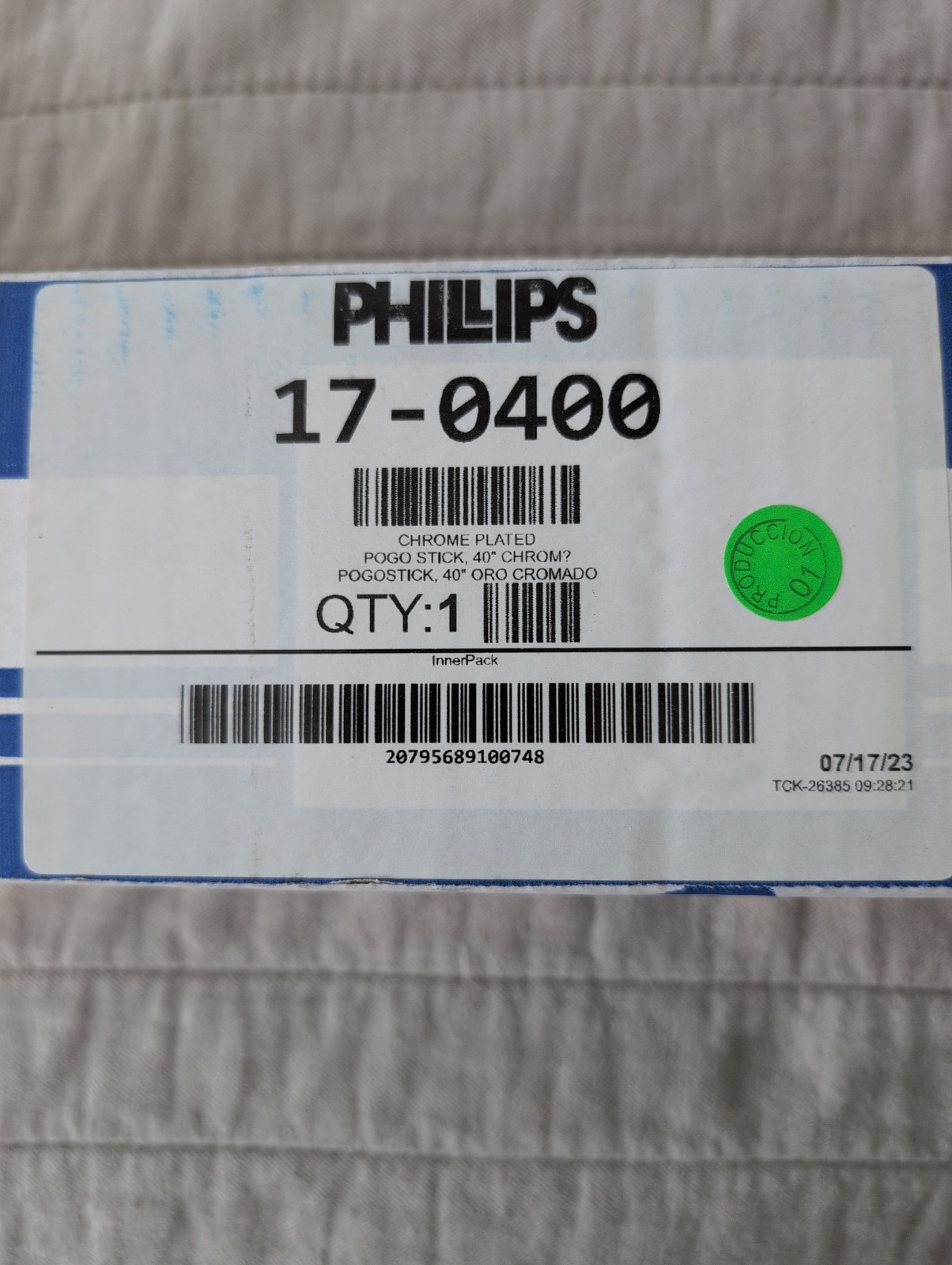 Phillips Pogo Stick 40 Chrome Heavy-Duty Spring ABS Cable Holder 17-0400