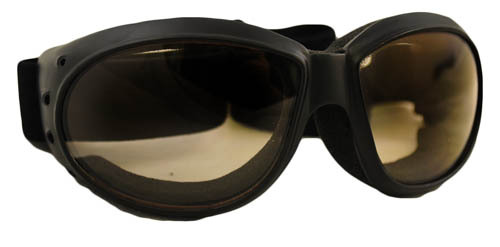 Photochromic Motorcycle Goggles Foam Padded Shatterproof UV 400 Clear to Smoke