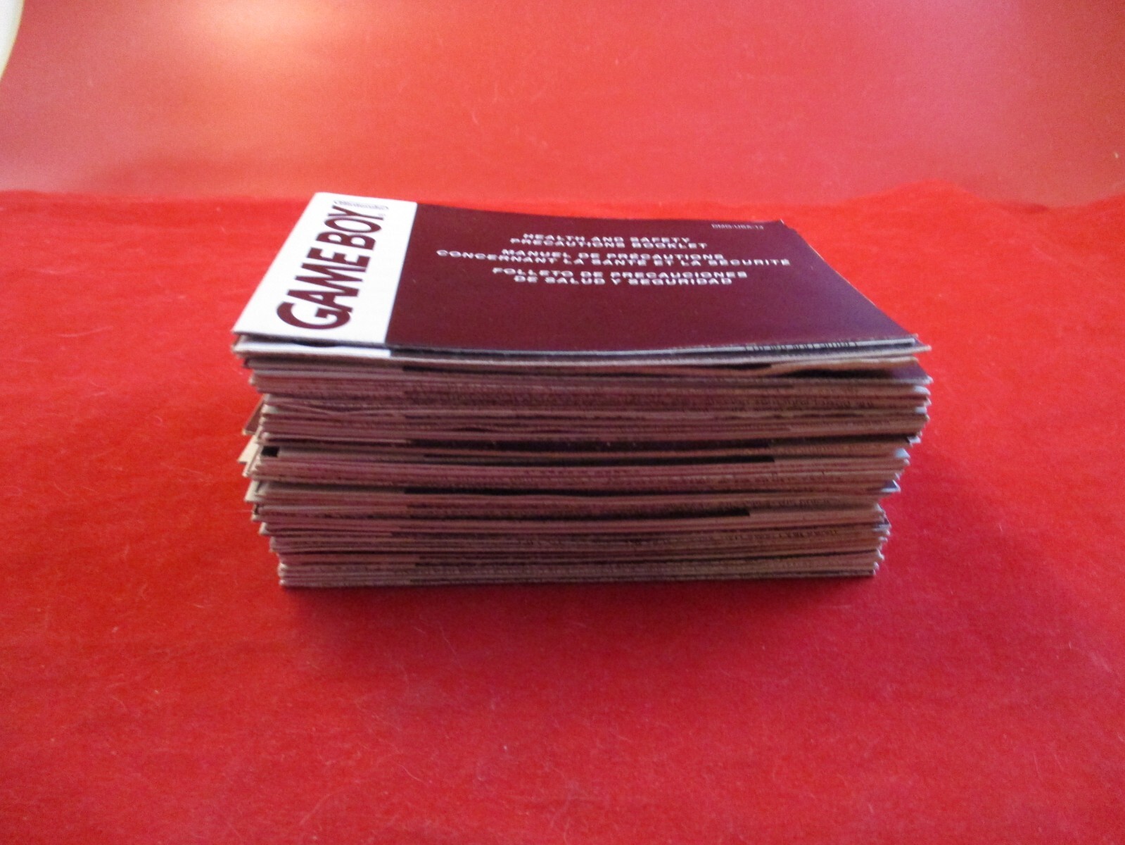 40+ Nintendo Game Boy Consumer Information and Precautions Booklet Game Insert #