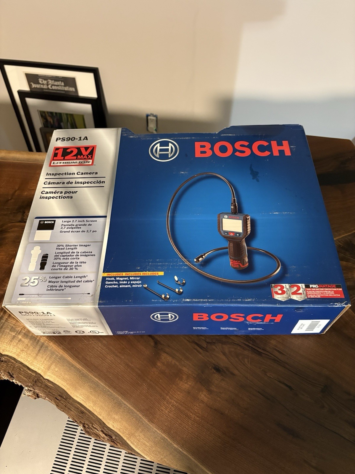 Bosch PS91-1A Inspection Boroscope Camera with Battery New, Factory Sealed